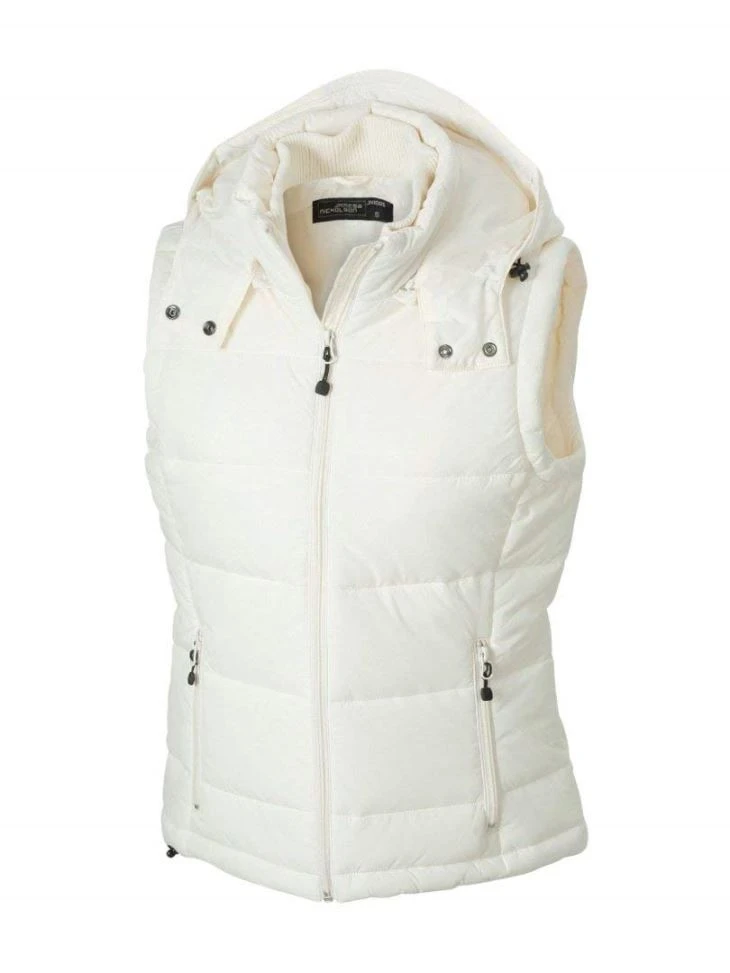 Lightweight Padded Bodywarmer Gilet With Hood